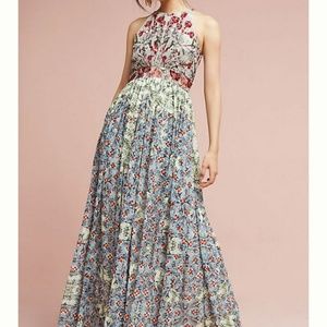 Adelise Beaded Halter Dress